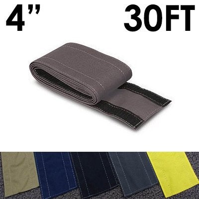 Electriduct 4" SafCord Carpet Cord Cover Strip Secure and Hide Floor Cables and Wires - 30 Feet - Gray | Works only on Commercial Carpet, Barber and Loop Style Rugs - Image 2