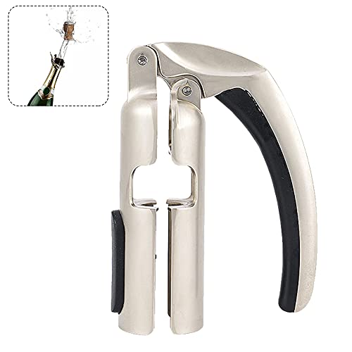 HAKUNA Champagne Bottle Opener Zinc Alloy Sparkling Wine Cork Puller Bar Jar Cork Puller Champagne Corkscrew Kitchen Sparkling Wine Bottle Opener Best Gift Accessories