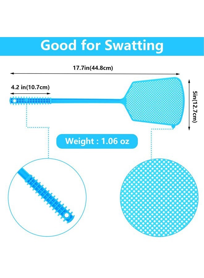 LifHap Plastic Heavy Duty Long Handle Fly Swatters, Pack of 5 - Image 5