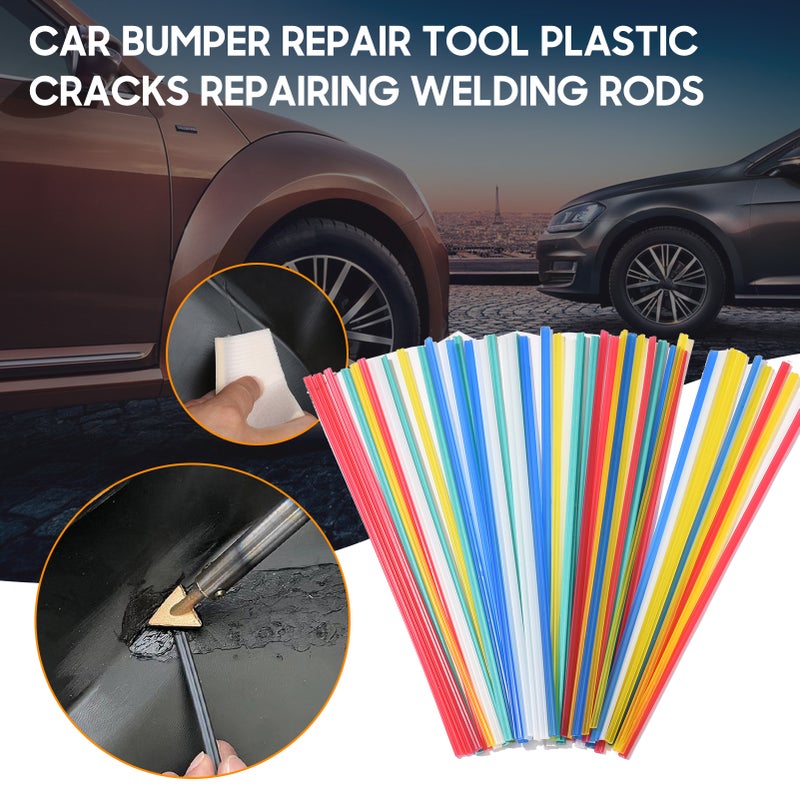 50 PCS PP Plastic Welding Rods Low Density Polypropylene Flat Rods for Car Bumper Plastic Pipe Car Baffles - Image 3