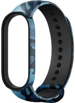 Techmaster Xiaomi Mi Band 5 Mi Band 6 Mi Band 7 Tme Lanyard Strap Camouflage Pattern 