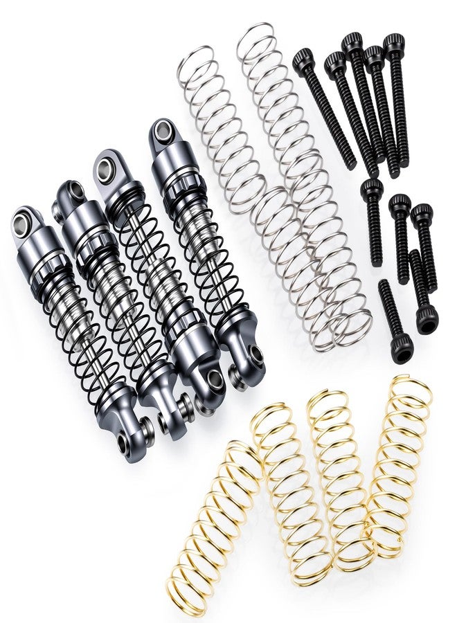 RCLIONS ممتص صدمات من الألومنيوم من RCLIONS بمقياس 1/30 لسيارة SCX30 22 مم، قطع غيار ترقية لسيارات الزحف AXIAL SCX30 K10 JLU RC (تيتانيوم) - Image 5
