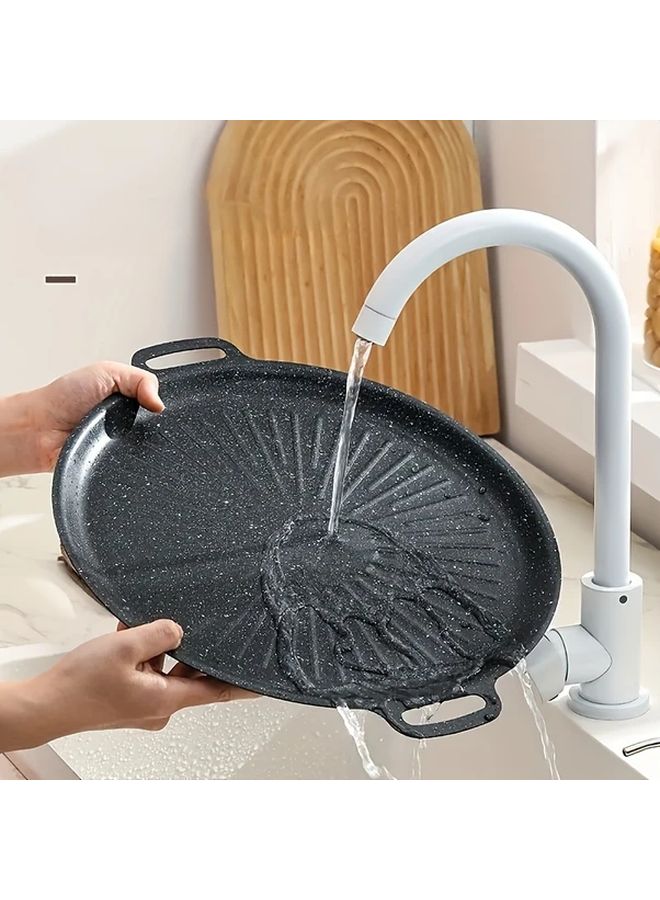 Korean Barbecue Pan Non Stick Baking Tray Indoor BBQ - Image 5