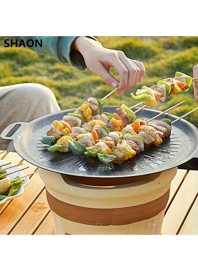 Korean Barbecue Pan Non Stick Baking Tray Indoor BBQ - Image 2