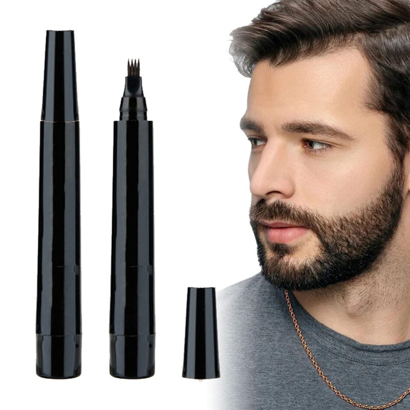 DMQ Beard Pen منتج عناية 2 pcs أسود