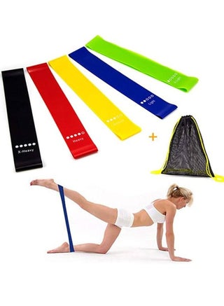 Resistance Bands Exercise Bands For Woman Yoga Resistance Loop Bands For Legs And Butt Workout Bands For Home Gym Fitness 5 Set With Bag - pzsku/ZA9D9F2285EC6310F8535Z/45/_/1736615018/eeed18d9-06a0-42bb-a162-a67ee3f5a9c9