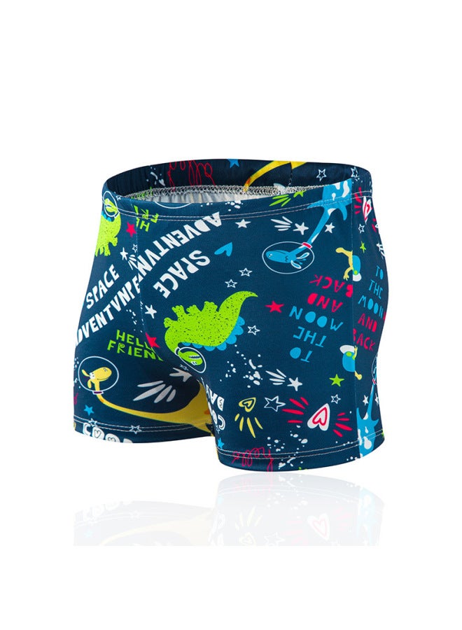 Loquat Cute Cartoon Children's Swimming Trunks Summer Boxer Swimming Trunks Boys Plus Size Hot Spring Pants Printed Quick-drying Beach Shorts-Color:Style 2- - Image 4