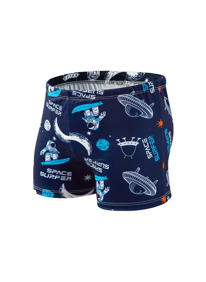 Loquat Cute Cartoon Children's Swimming Trunks Summer Boxer Swimming Trunks Boys Plus Size Hot Spring Pants Printed Quick-drying Beach Shorts-Color:Style 2- - Image 1