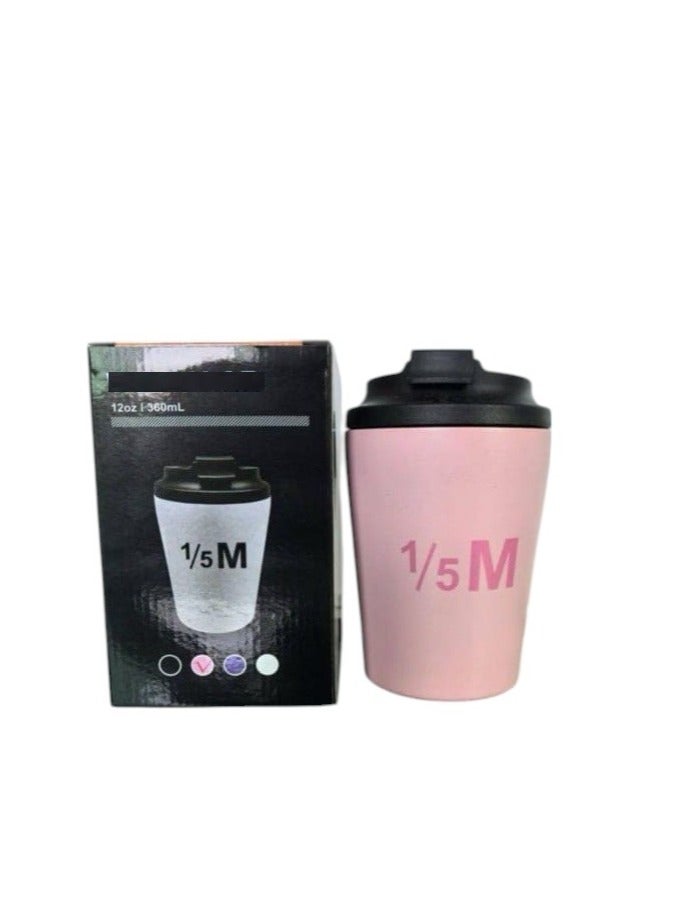Travel Coffee Mug Stainless Steel Vacuum Iced and Hot Drinks Insulated Tumbler for Home Office Outdoor Works  - Image 1