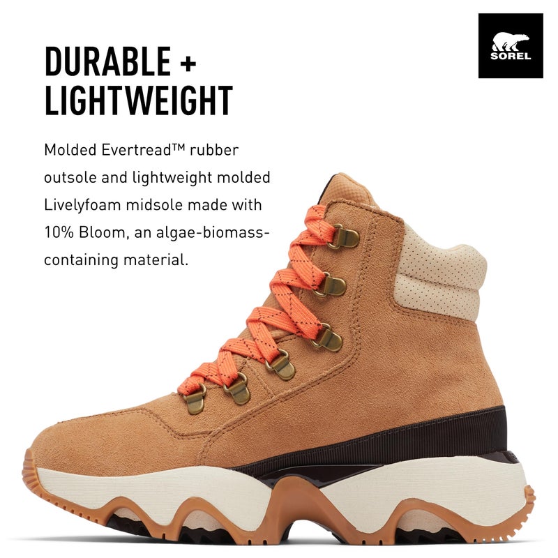 Sorel Women's Kinetic Impact Conquest Waterproof Shoes - Tawny Buff, Ceramic - Size 5 - Image 3