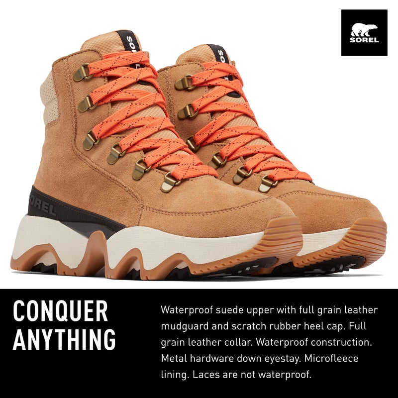 Sorel Women's Kinetic Impact Conquest Waterproof Shoes - Tawny Buff, Ceramic - Size 5 - Image 2