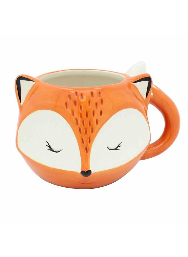 Streamline Imagined Ceramic Orange Fox Mug - Image 1