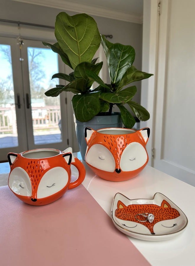 Streamline Imagined Ceramic Orange Fox Mug - Image 5