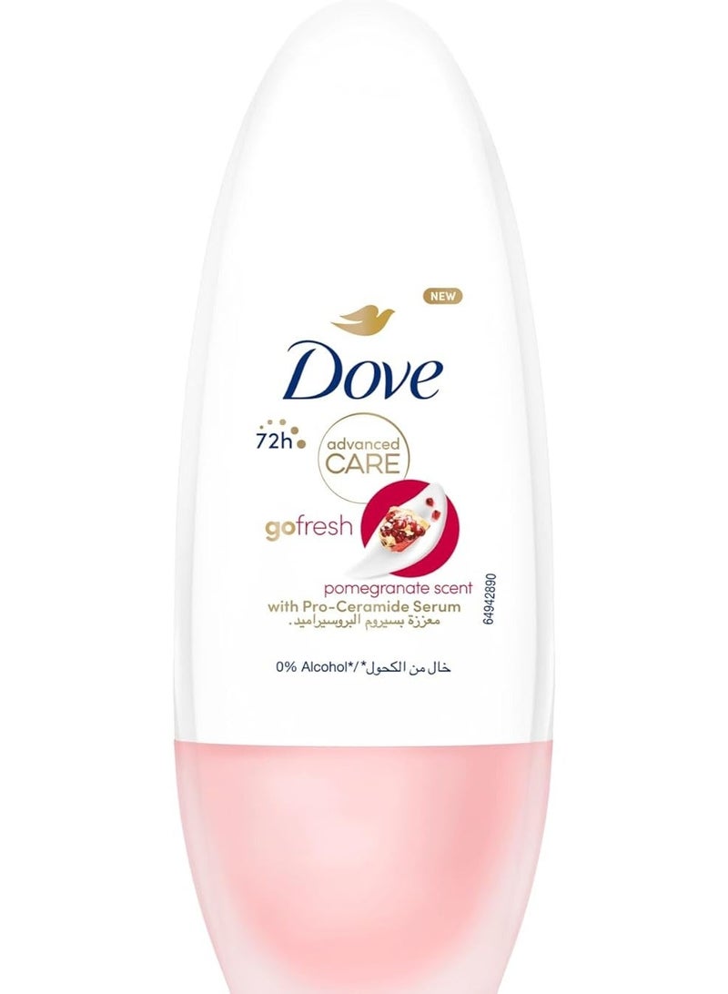Dove Deodorant Roll-On Women's Scent Pomegranate  50 ml (Packaging design may vary) - Image 2