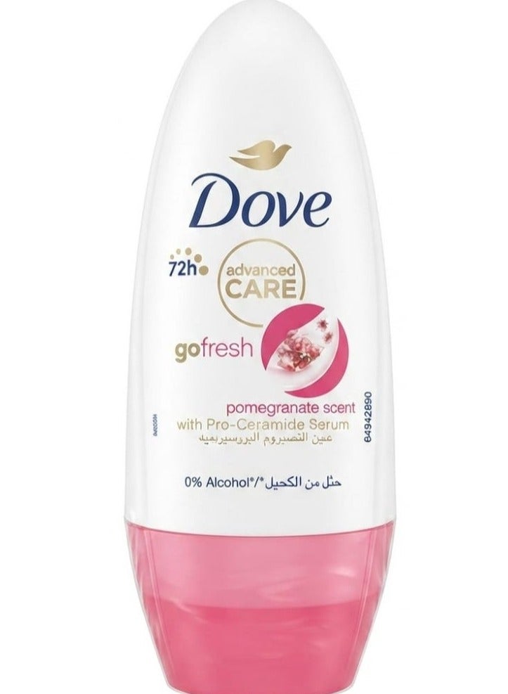 Dove Deodorant Roll-On Women's Scent Pomegranate  50 ml (Packaging design may vary) - Image 1
