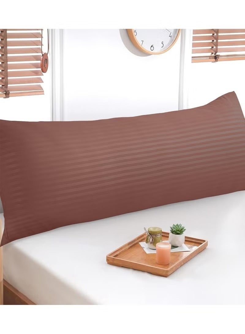 زيسكوير وسادة فاخرة لكامل الجسم للبالغين 120×45 سم - وسادة حمل فائقة النعومة، وسادة دعم طويلة للجسم لمن ينامون على الجانب، حشوة من ألياف البوليستر قابلة للتهوية مع غطاء من القطن، وسادة عناق للنوم لدعم الظهر والرقبة والساقين، متعددة الألوان - Image 4