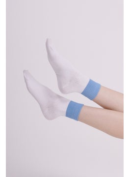 The Socks Company 3 Pairs of Women's White Tennis Socks  - Image 4