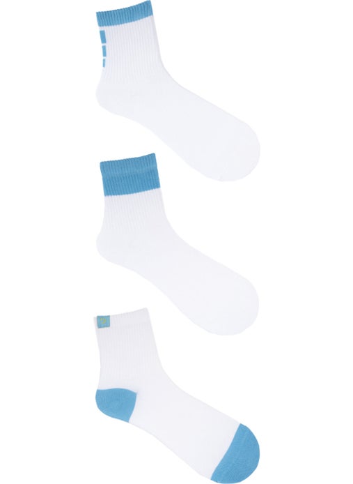 The Socks Company 3 Pairs of Women's White Tennis Socks  - Image 2