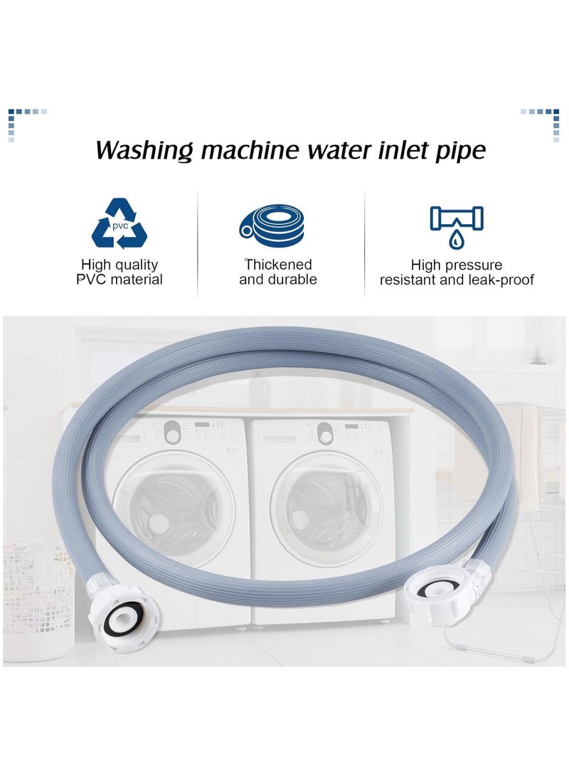 AiheArron 3 Meters Premium Quality Universal Washing Machine/Dishwasher Inlet Hose with 90 Degree Elbow,Adapter For Fully Automatic Washing Machine,Reliable Dishwasher Explosion-proof Extension Tube - Image 5