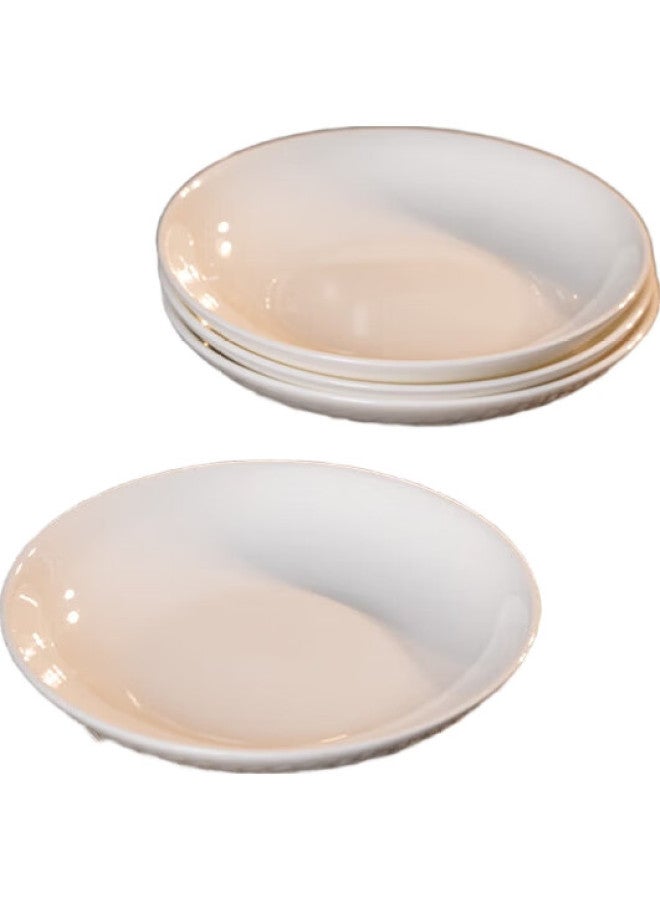 JD.com Jd Jingzao Small Ceramic Dishes, Bone Dipping Plates, Snack Plates, Seasoning Dishes, Soy Sauce And Vinegar Dishes, Bone China Dipping Plates, Set Of 4 - Image 1