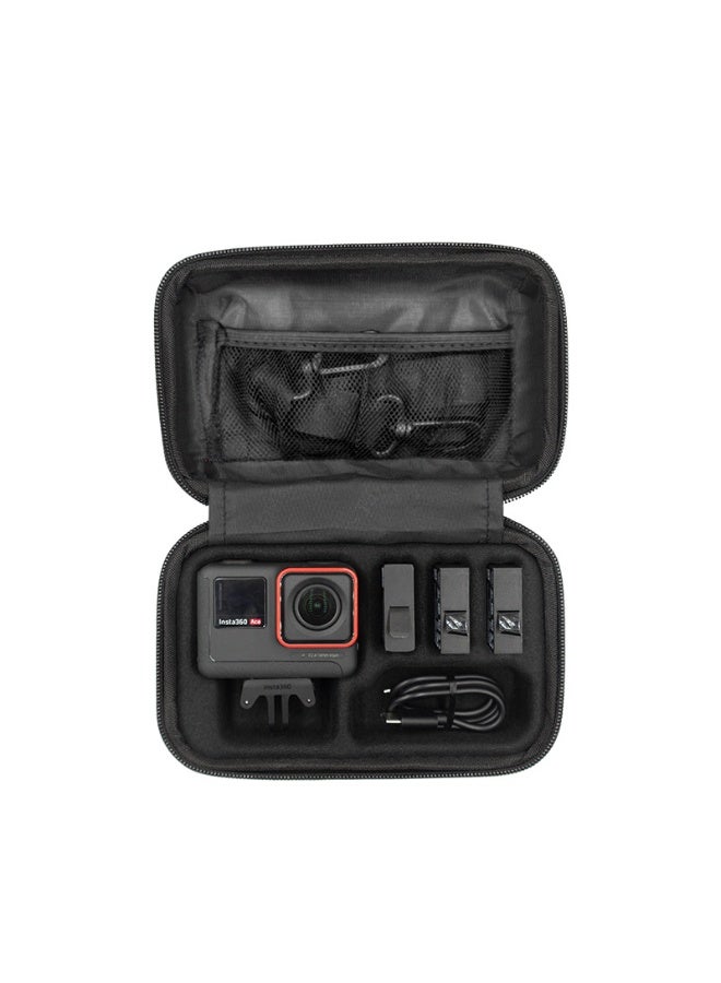 aMagisn Storage Case for Insta360 Ace Pro/Ace – Waterproof Hard Shell Bag with Shockproof Liner, Compatible with Insta360 X3, GO 3, GoPro, Osmo Action – Portable Travel Protective Camera Case with Wrist Strap(Grey)) - Image 1