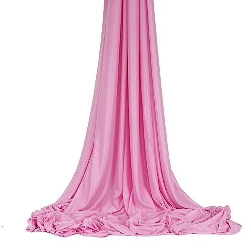 Wellsem Aerial Yoga Hammock Silk Fabric for Yoga Bodybuilding 5mx28m Cherry Pink - Image 1