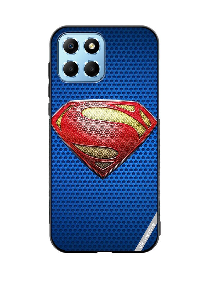 VR CREATIVE غطاء حماية لهاتف Honor X8 5G بتصميم شعار سوبرمان متعدد الألوان - Image 1