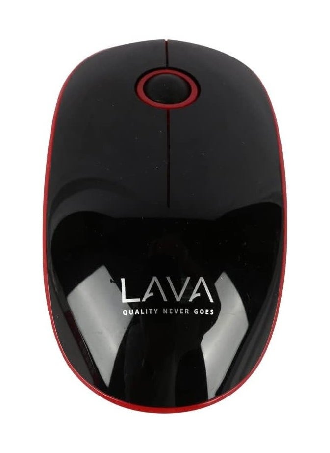 Lava - Classic Wireless Mouse - Comfortable Click & Scroll Control | Compatible with Windows and Mac OS - Image 1