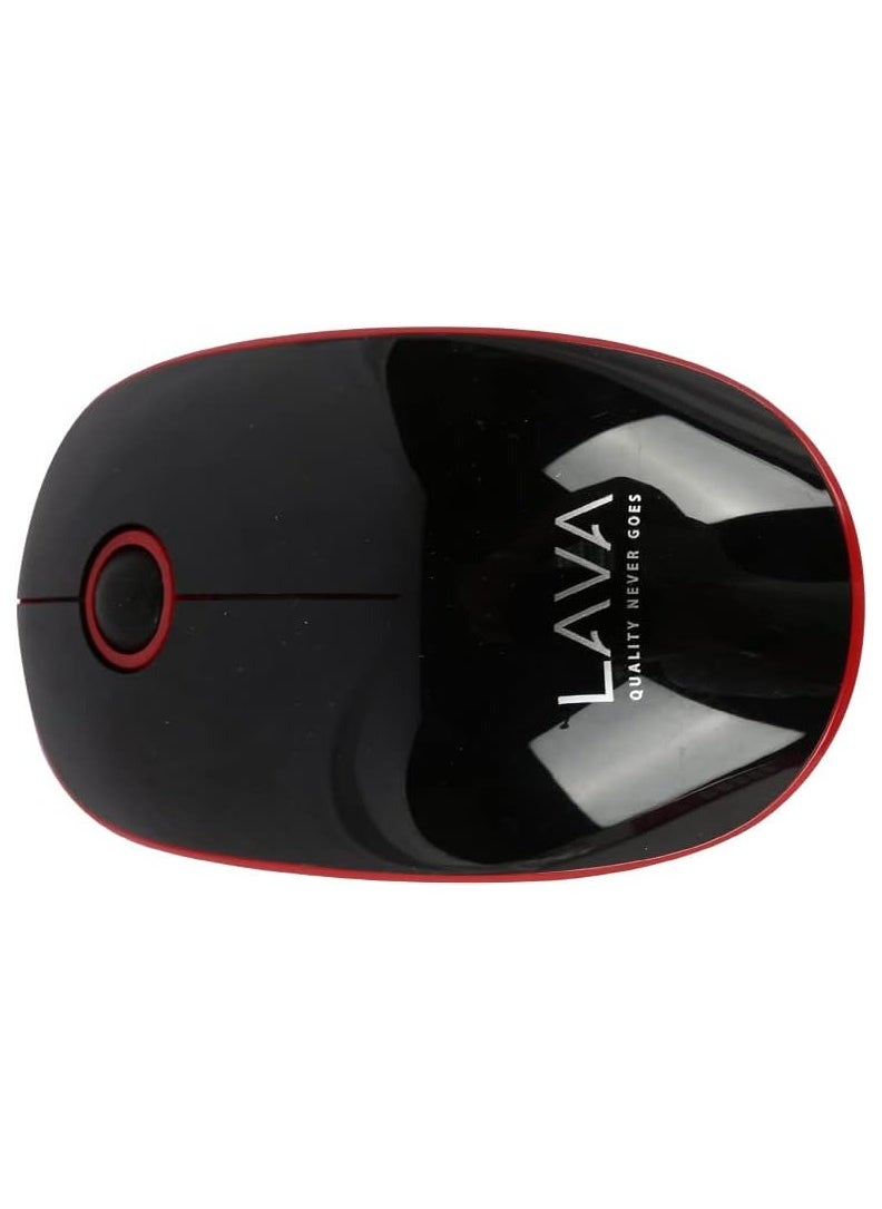 Lava - Classic Wireless Mouse - Comfortable Click & Scroll Control | Compatible with Windows and Mac OS - Image 1