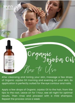 Jojoba Oil 10ml - Certified Organic - 100% Pure Cold Pressed Unrefined - For Hair Growth, Dandruff, Beard, Face, Body, Dry Skin, Nails - Deeply Moisturizing - For Men & Women - pzsku/ZA9DA9B279203BF2115EFZ/45/_/1737474706/9b6748a4-7fd5-4970-b490-6449990b448a