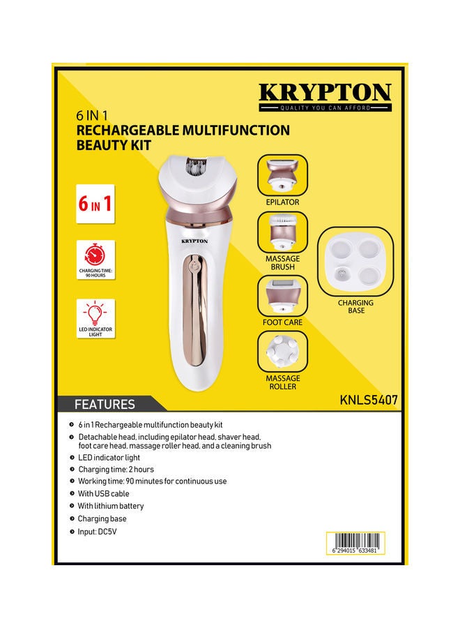 KRYPTON Lady Shaver White 0.5kg - Image 5