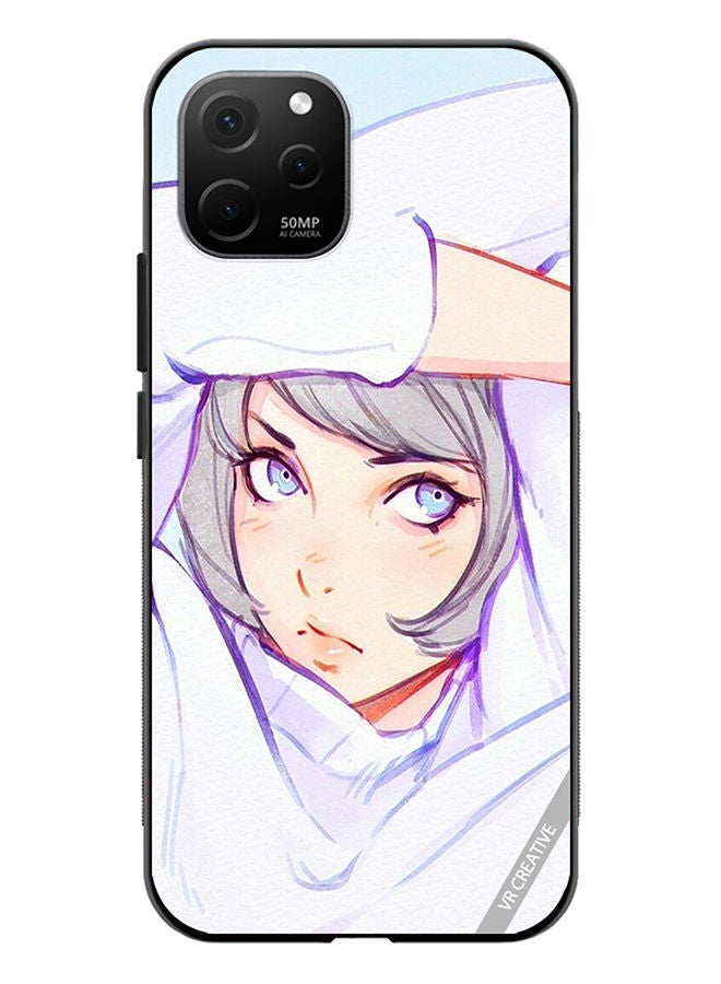 VR CREATIVE Protective Case Cover For Huawei Nova Y61 Girl Hands Pose Design Multicolour - Image 1