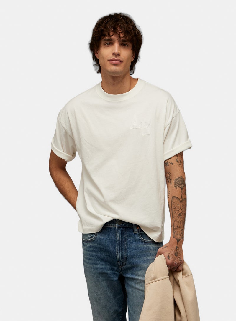 American Eagle AE Relaxed Logo Graphic T-Shirt - Image 1