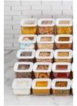 vip ahmet 3 Set 15 Piece Vacuum Square Storage Container  - Image 5
