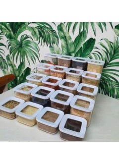 vip ahmet 3 Set 15 Piece Vacuum Square Storage Container  - Image 2