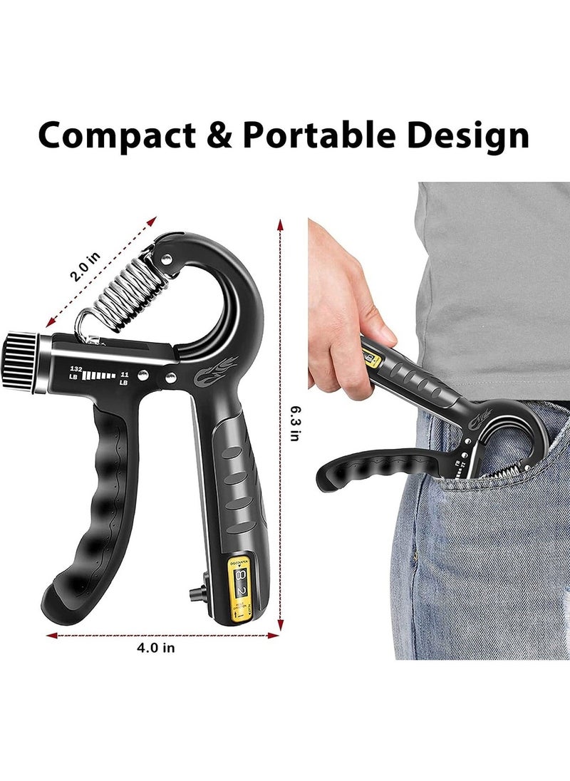 Sin@rasta Original Counter Hand Spring 60 kg - 5 kg Adjustable 1 Piece Hand Spring Wrist Muscle Strengthener  - Image 3