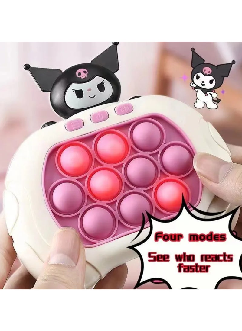 Generic - Stitch Quick Push Game, Fast Push Bubble Game, Pop Fidget Toys for Kids Quick, Handheld Puzzle Game Sensory Toys with LED Screen, Quick Push Light Up Game Gifts for Girls Boys - Image 1
