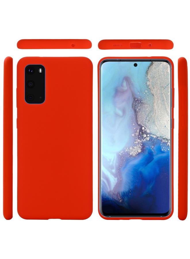 Zaboon Case For Galaxy S20 Solid Color Liquid Silicone Shockproof Full Coverage Protective Case - Image 5