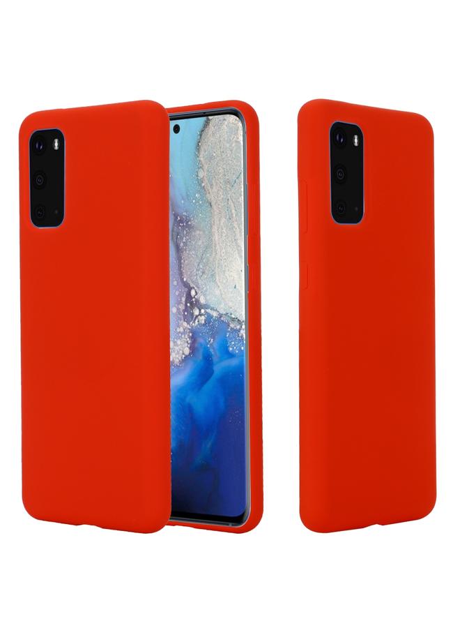 Zaboon Case For Galaxy S20 Solid Color Liquid Silicone Shockproof Full Coverage Protective Case - Image 1