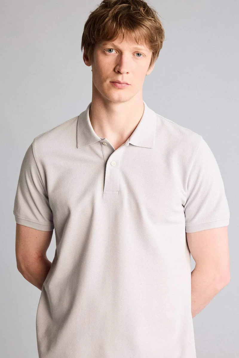 DeFacto 100% Cotton Polo T-Shirt