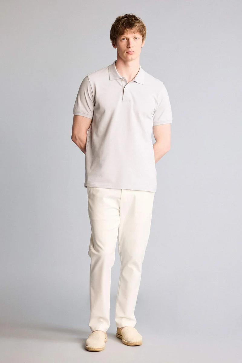 DeFacto 100% Cotton Polo T-Shirt