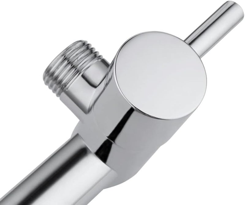 صمام زاوية مطلي بالكروم، مفتاح إيقاف الماء، تحكم دش، ملحقات الحمام - Image 5