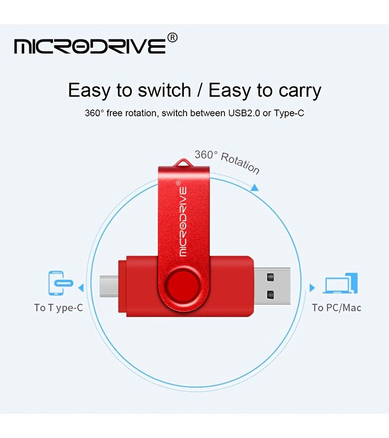 محرك أقراص فلاش USB 2.0 أزرق سعة 8 جيجابايت، دوار بزاوية 360 درجة، فائق الصغر والحمل، خفيف الوزن، قابل للتوصيل والتشغيل الفوري، نقل بيانات عالي السرعة - Image 5