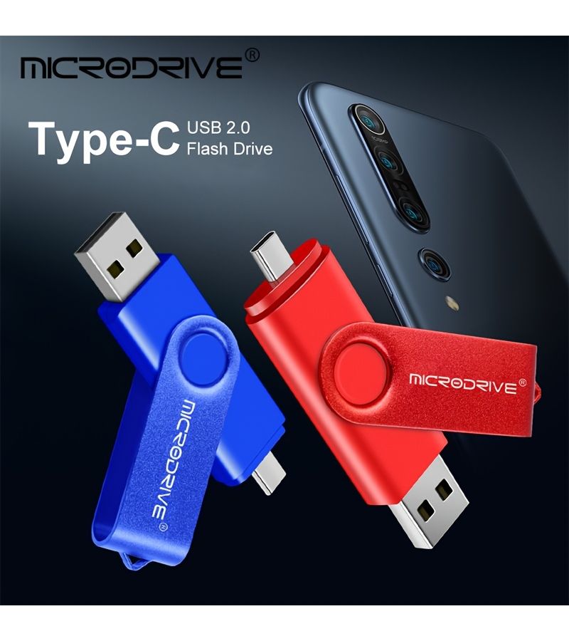 محرك أقراص فلاش USB 2.0 أزرق سعة 8 جيجابايت، دوار بزاوية 360 درجة، فائق الصغر والحمل، خفيف الوزن، قابل للتوصيل والتشغيل الفوري، نقل بيانات عالي السرعة - Image 3