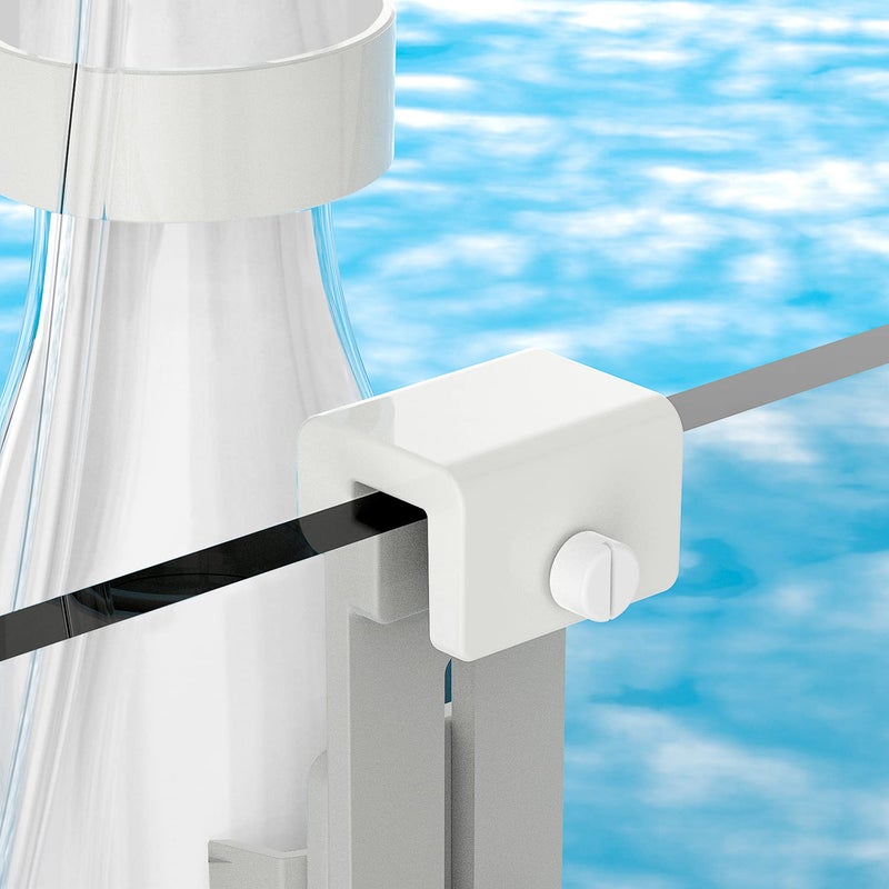 IOAOI Protein Skimmers for Saltwater Aquariums, Hang On Protein Skimmer for Fish Tanks up to 80 Gallons, DC Pinwheel Pump with Controller, Not for Rimmed Tank - Image 3