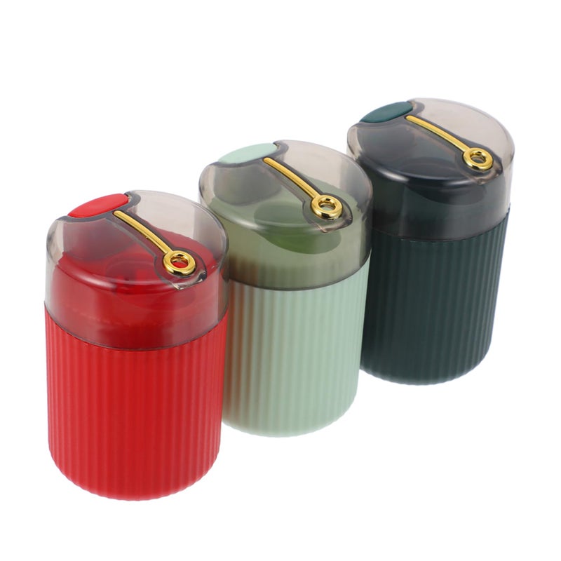 3pcs Press Dispense Toothpick Jar High Capacity Portable Holder For Home Kitchen Travel - Image 2