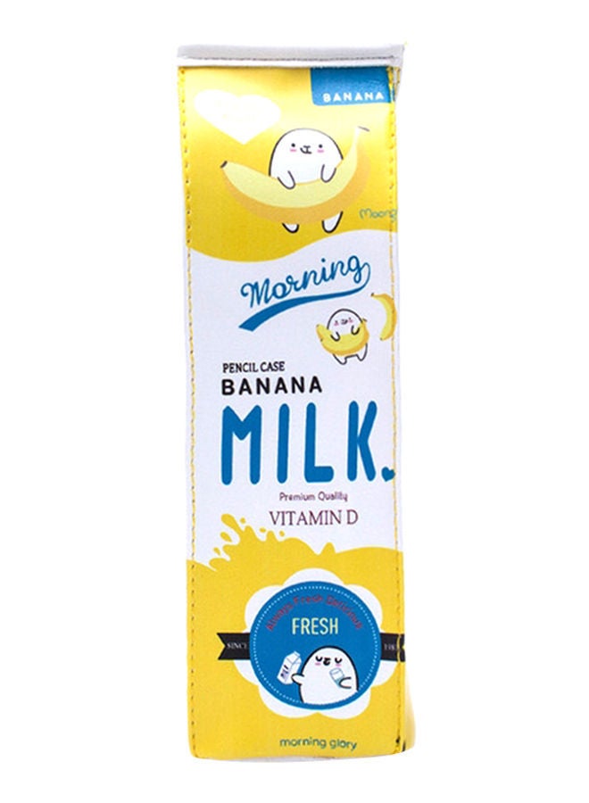 NIBEMINENT Kawaii Pencil Holder Yellow