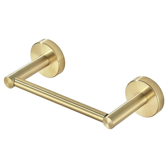 GOLD TOILET PAPER HOLDER BATHROOM TOILET PAPER ROLL HOLDER BRUSHED GOLD TP TISSUE STORAGE WALL MOUNT WITH DOUBLE POST PIVOTING SUS304 STAINLESS STEEL