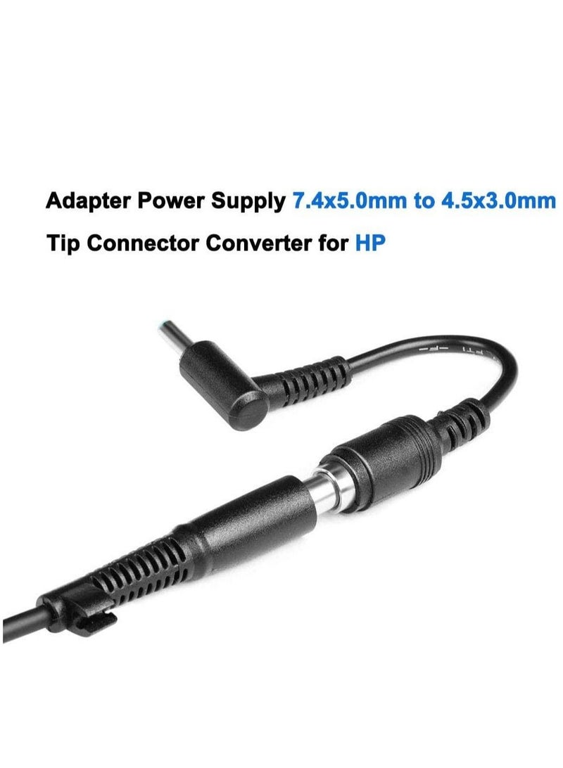 Ntech AC Power Cord Charger Laptop Adapter Tip Connector Converter for HP Stream Specter Pavilion Envy EliteBook Split Chromebook ProBook ProBook EliteBook Folio Female 7.4x5.0mm to 4.5x3.0mm [ 2 Pack - Image 5