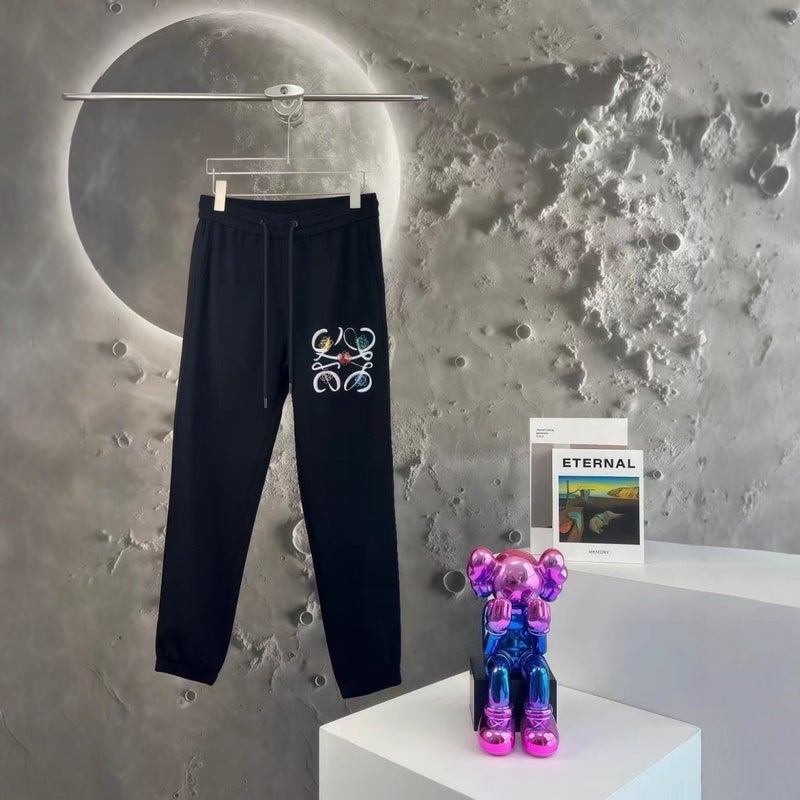 25Ss New Trendy Brand Lo Classic Embroidered Casual Unisex Sweatpants Collection Factory - Image 4